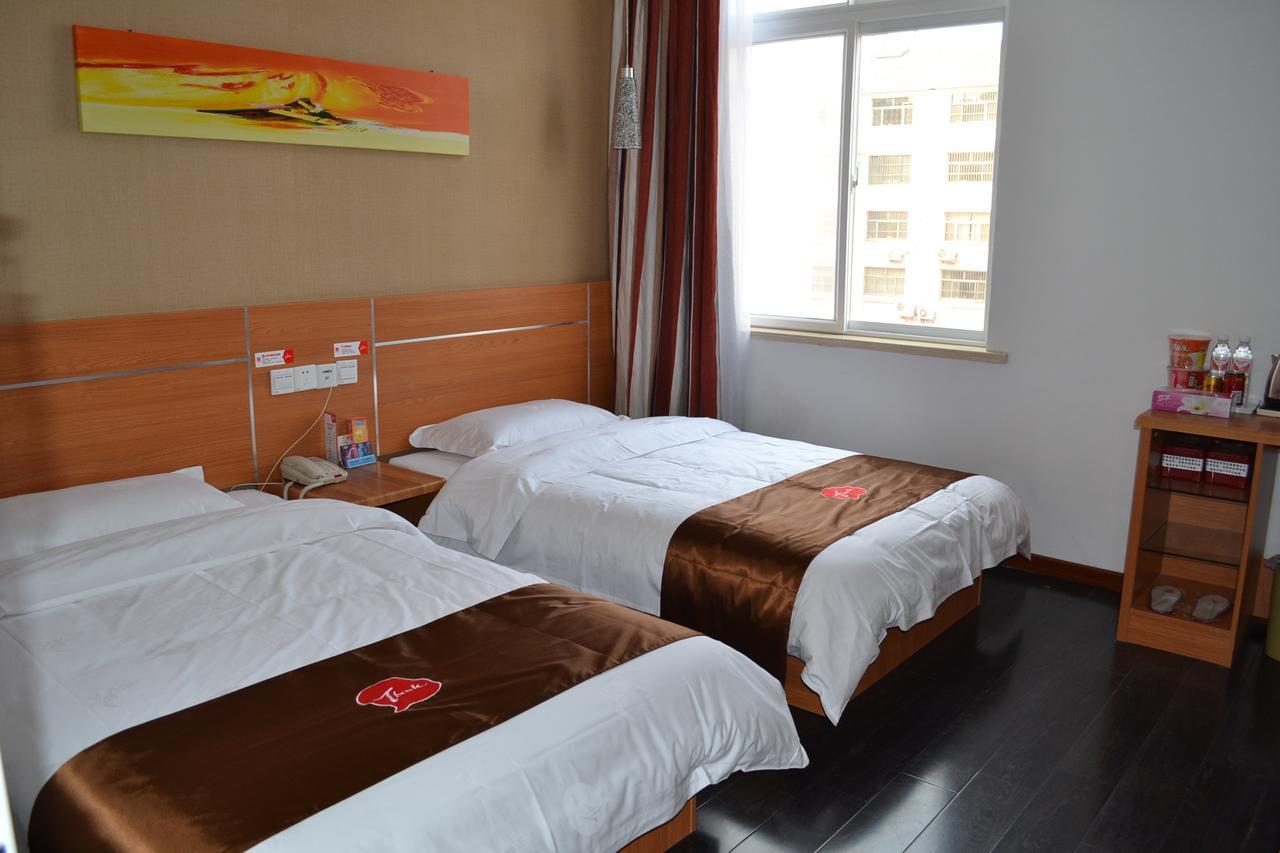Thank Inn Chain Hotel Zibo Road Dongying Esterno foto